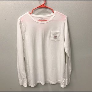 Vineyard Vines Long Sleeve Pocket Tee
